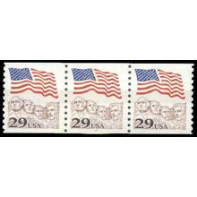2523 29c U.S. Flag Fine MNH PNC 7/3 W1594