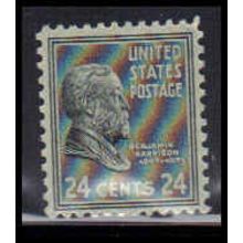 828 24c Benjamin Harrison Fine MNH O4164