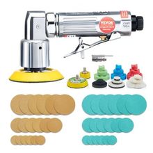 1/2/3 Inch Random Orbital Air Sander, High-Speed 15000RPM Mini Pneumatic San...
