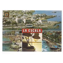 LA ESCALA, COSTA BRAVA, SPAIN unused vintage postcard (A) #