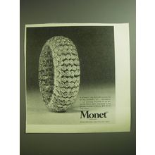 1974 Monet Paradenia Bracelet Ad - A dramatic yet delicate expression