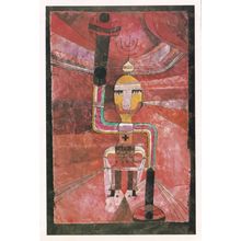 Great Kaiser Armed For Battle Military Paul Klee Nottingham Painting Postcard
