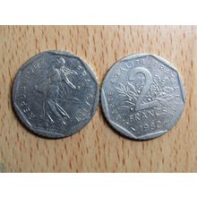 France Republic 1978 2 Francs Coin