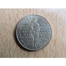France Republic 1987 10 Millionaire Capetien Francs Coin