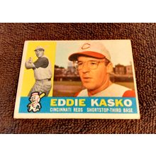 Topps 1960 # 61 Eddie Kasko 4.0 VG/EX Or Better HOF Light Crease (GC)