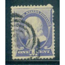 Used 212 1c Benjamin Franklin Average Plus M01565