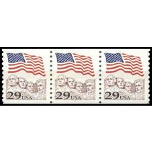 2523 29c U.S. Flag Very Fine MNH PNC 1/3 W1370