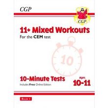 11 Cem 10-Minute Tests: Mixed Workouts - Ages 10-11 Book 1 (With Online Edition)