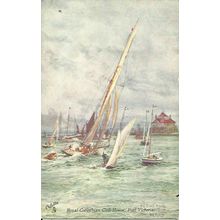 Kent PORT VICTORIA Royal Corinthian Club House Tuck Oilette Postcard (7515)