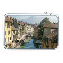 ANNECY, FRANCE used postcard 1994 postmark #