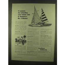 1965 Southern California Tourism Ad - Winter Visit