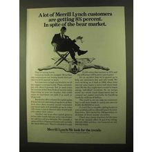 1970 Merrill Lynch Ad - In Spite of the Bear Market