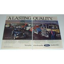 1984 2-page Ford Truck Ad - A Lasting Quality