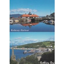 Rothesay Bay Harbour 2x Rare Postcard s