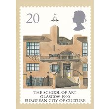 Glasgow School College Of Art Scottish Royal Mail Ltd Postcard