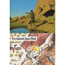 I've Climbed Ayers Rock Australian Aborigine 2x Postcard s