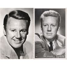 Van Johnson Film Actor 2x Old Postcard s