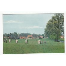 The Stone Circle Avebury Postcard Wiltshire 1219