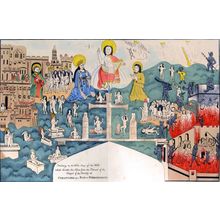 WEST WALL - CHAPEL OF THE TRINITY, STRATFORD UPON AVON 1838 LITHOGRAPHS