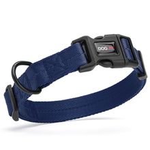 Nylon Collar W3/4" L13"-20" Navy Blue