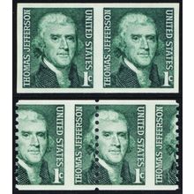 1299b, Mint XF NH Imperf Pair And Misperf Coil Pairs - Stuart Katz