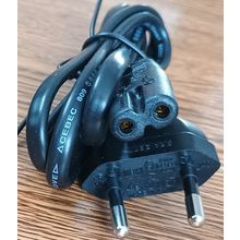 Mains cable 1m C7 IEC "8" plug to Europe 2 pin 2.5A 250V amplifier etc I-Sheng