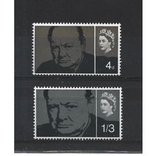GB.Churchill Commemoration set of 2.Mounted Mint.Jul25c