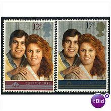 1986 Royal Wedding Set SG1333-1334 Very Fine Used