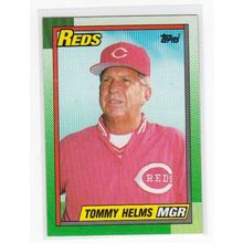 1990 Topps Tommy Helms baseball card #110 – Reds