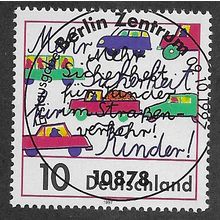 GER 1997 10pf 'MORE SAFETY FOR CHILDREN' FINE USED (EBID60-517)
