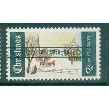 1384 6c Winter Scene Fine MNH GA. PreCnx R0410