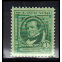 859 1c Washington Irving Fine Plus MNH KA2196