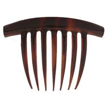7-Tooth-back Comb Bar Top Tortoise Shell [ ]