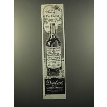 1947 Dunbar's Canadian Whiskey Ad - Only the Finest