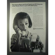 1966 Western Electric Ad - Haven't Gone up with Costs