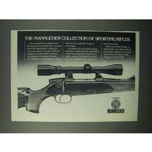 1982 Mannlicher Ad - Collection of Sporting Rifles
