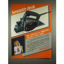 1982 Makita 1900BW 3-1/4" Planer Ad - Smooth Deal