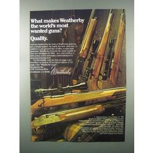 1982 Weatherby Ad - Athena, Mark V, Eighty-Two Shotgun