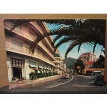 HOTEL GENOVA, ALASSIO, RIVIERA DEI FIORI, ITALY .unused vintage postcard #