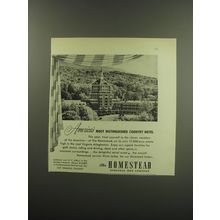 1949 The Homestead Resort Advertisement - America's Most distinguished country h