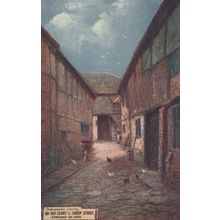 An Old Court in Sheep Street Stratford Upon Avon Rapco Postcard