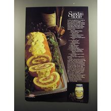 1979 Kraft Mayonnaise Advertisement - recipe for Swiss Omelet Roll
