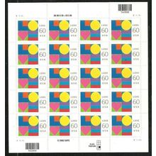 Love Complete Sheet of Twenty 60 Cent Postage Stamps Scott 3658