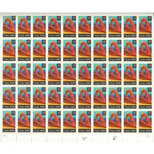 Utah 1896 Statehood Sheet of Fifty 32 Cent Postage Stamps Scott 3024