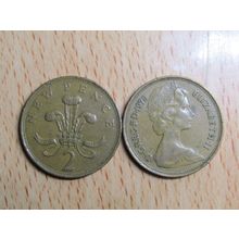 GB 1979 Elizebeth II Decimal 2p Coin