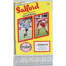 1990 programme Salford v. Warrington