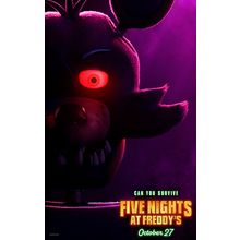 Five Nights at Freddy_s (2023)_4 Movie Film Poster Canvas iconic design