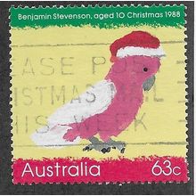 AUS 1988 63c 'CHRISTMAS ' FINE USED (EBID67-277)