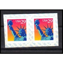 2599 29c Liberty Fine MNH Coil Pair PA1257