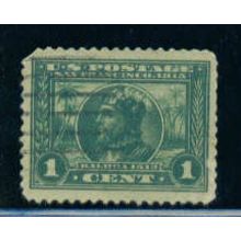 Used 397 1c Vasco Balboa Almost Very Fine C2907